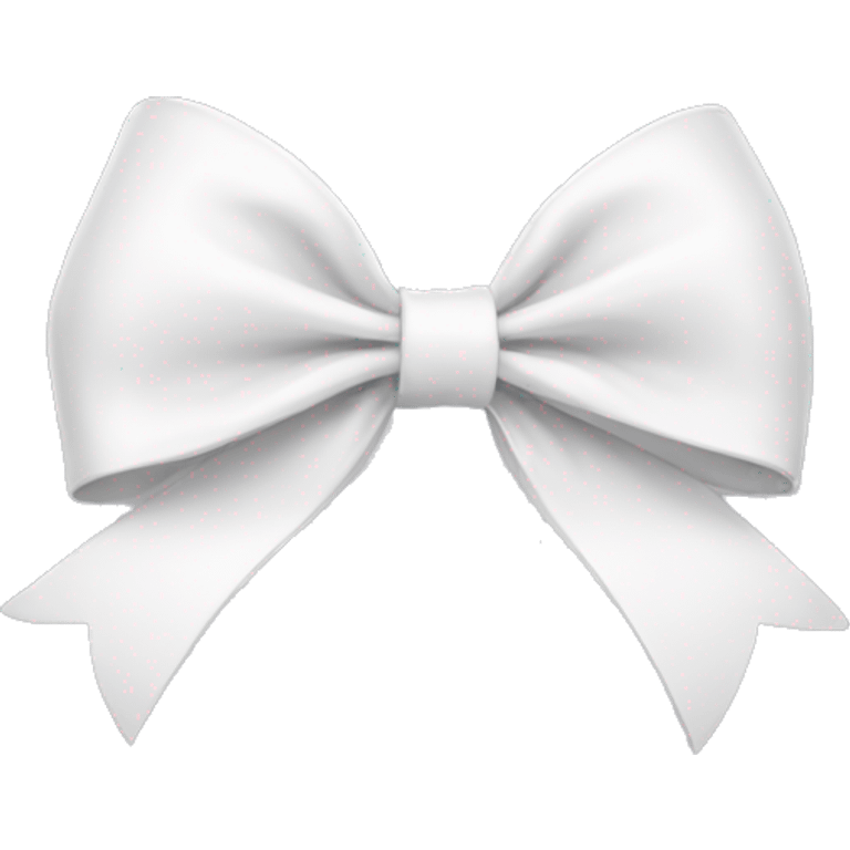 White bow emoji