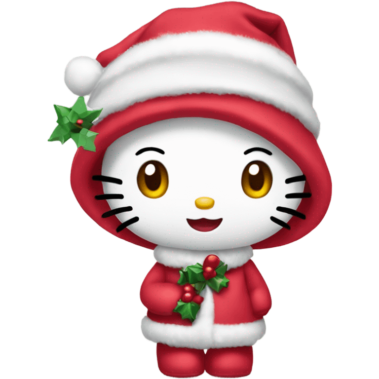 hello kitty Christmas  emoji