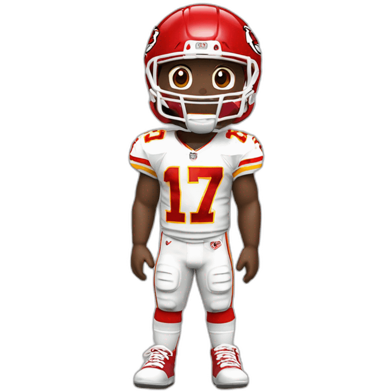 kansas city chiefs jersey number 87 emoji