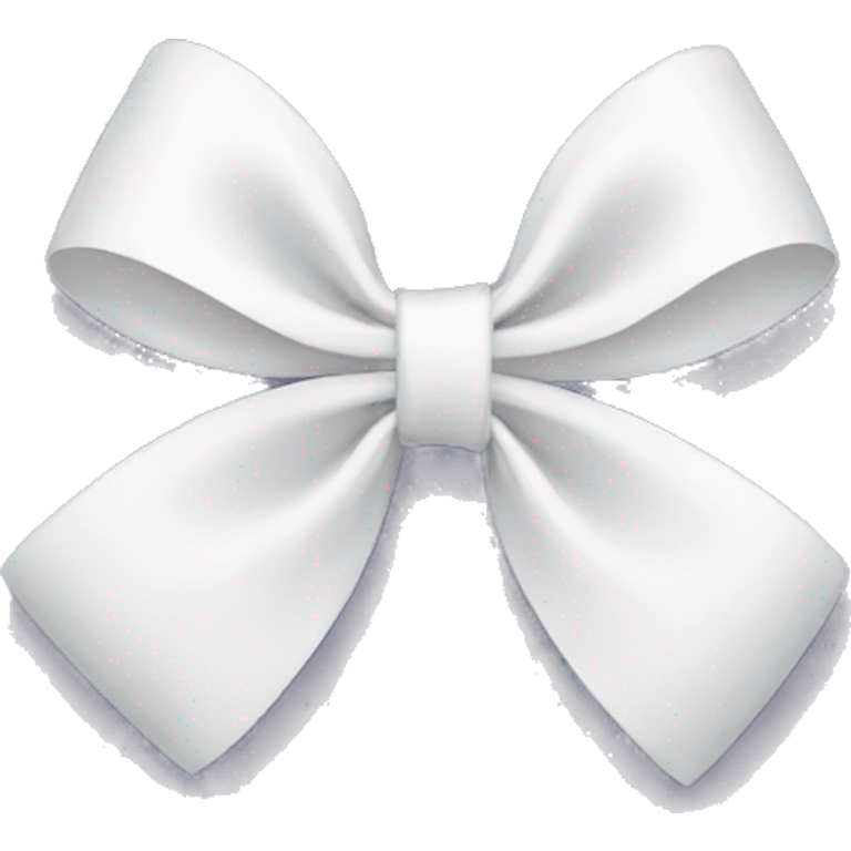 bow white emoji