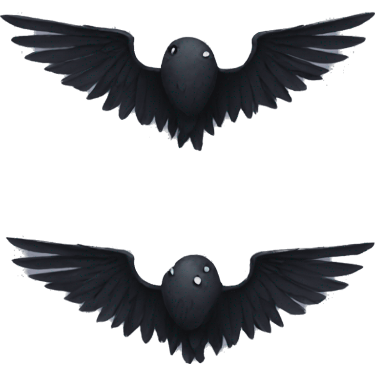 Black wings emoji