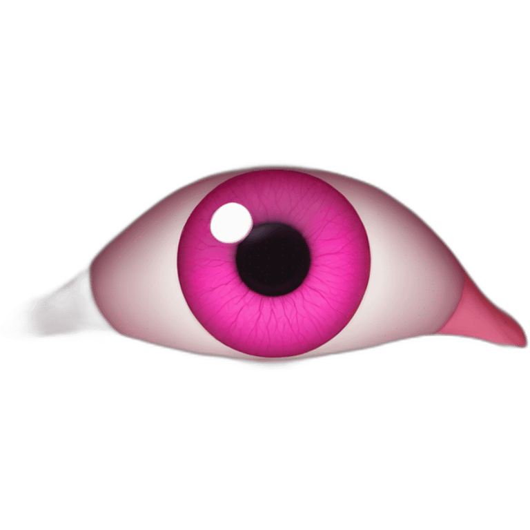 Eye vessels pink emoji