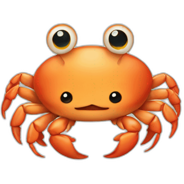 Cute baby crab emoji