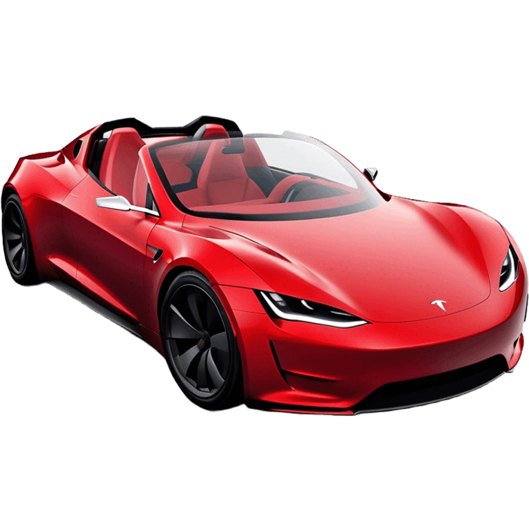 Tesla Roadster - Tesla (Model Year: 2020) (Iconic colour: Dark Red) emoji