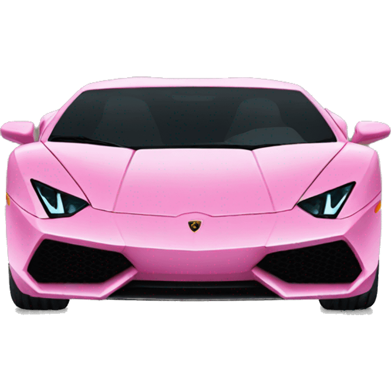 Pink Lamborghini  emoji