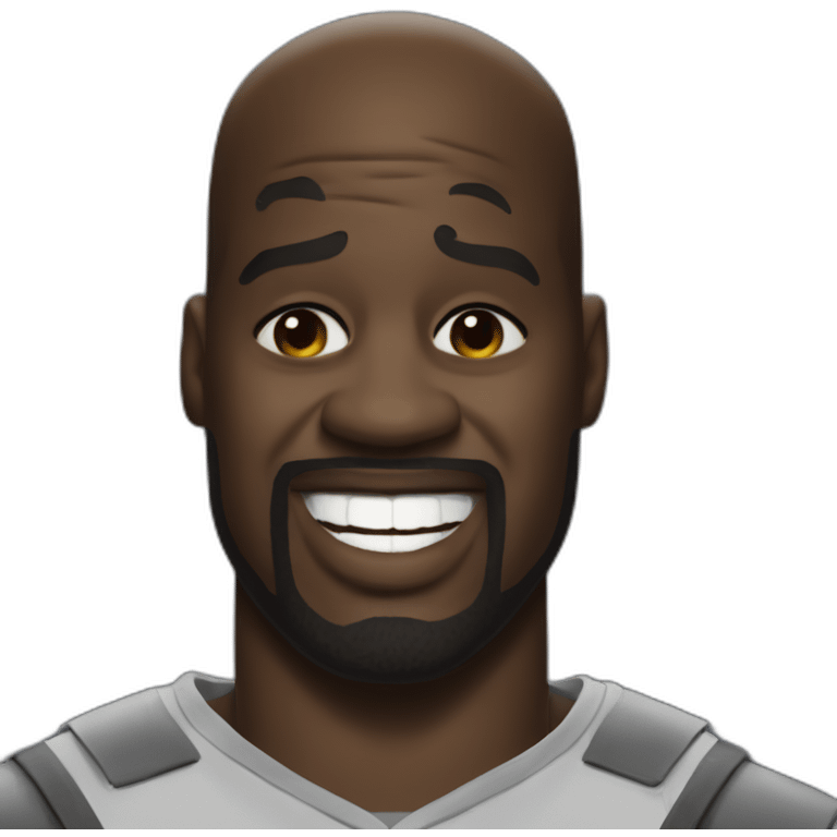 Shaquille O'Neal drunk emoji