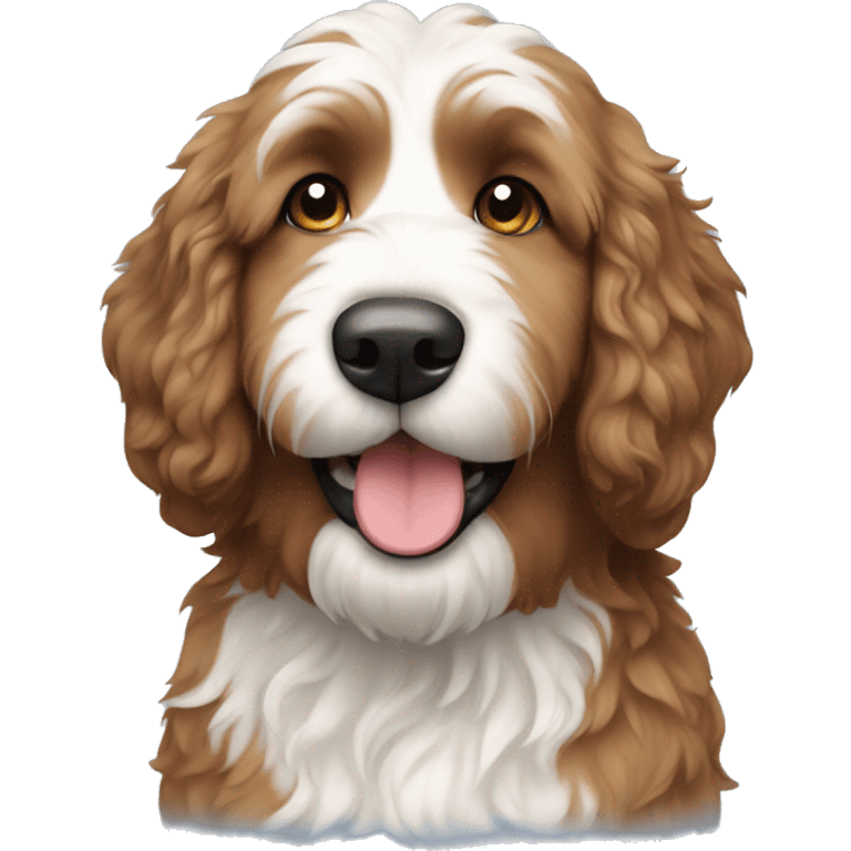 Bernedoodle dog emoji