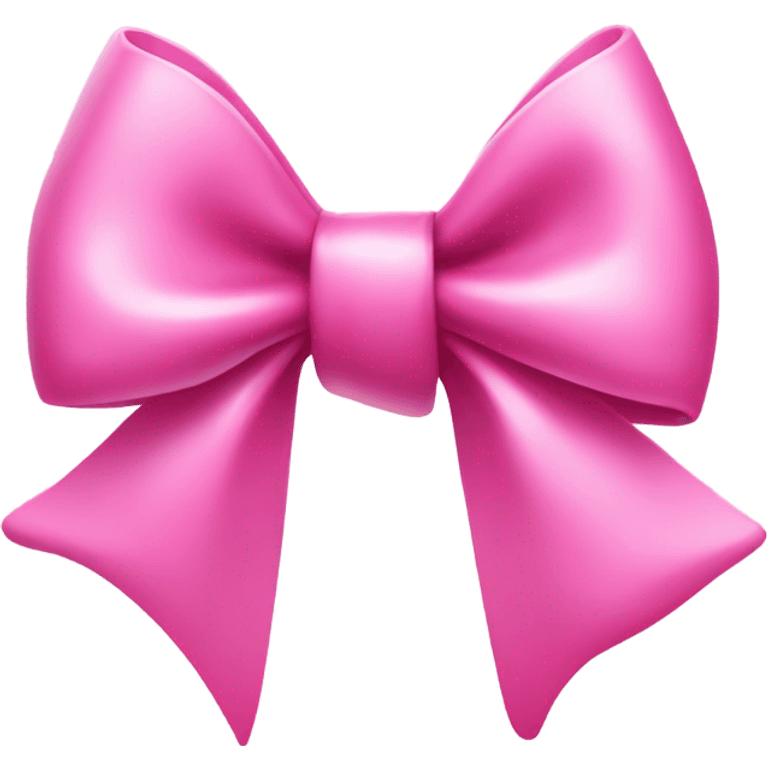 Bow pink emoji