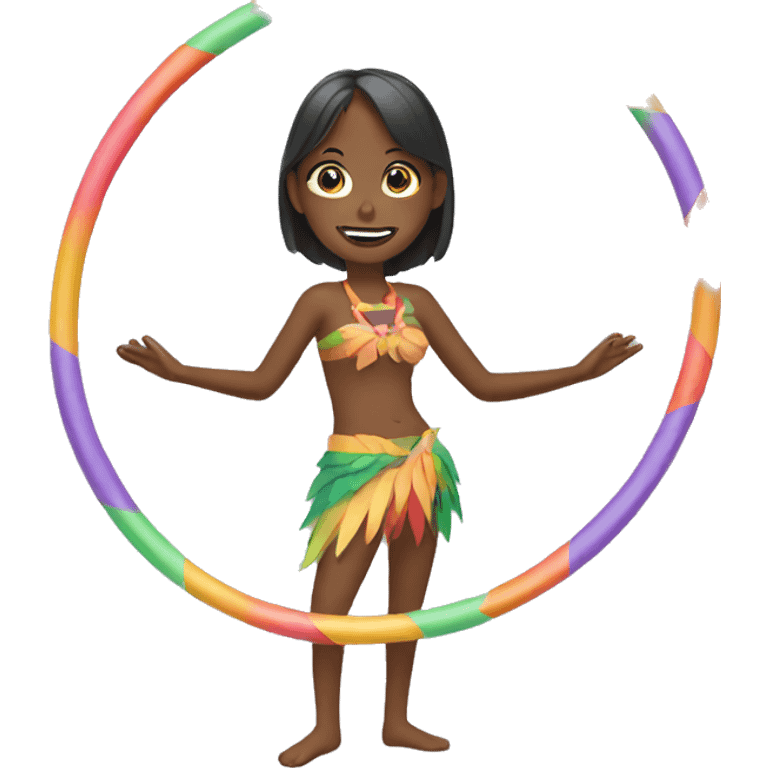 Hula hoop emoji