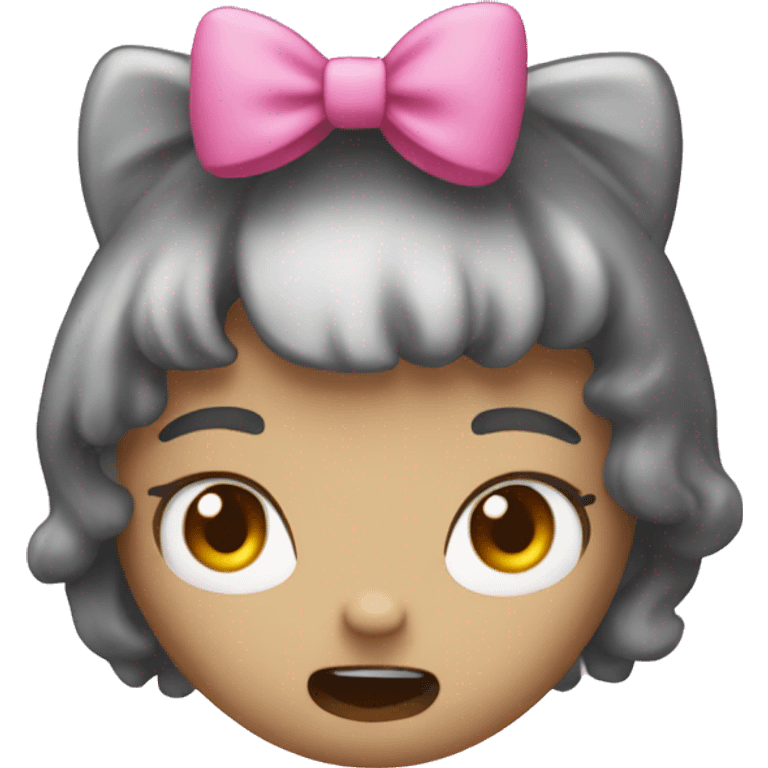 Mad hello kitty emoji