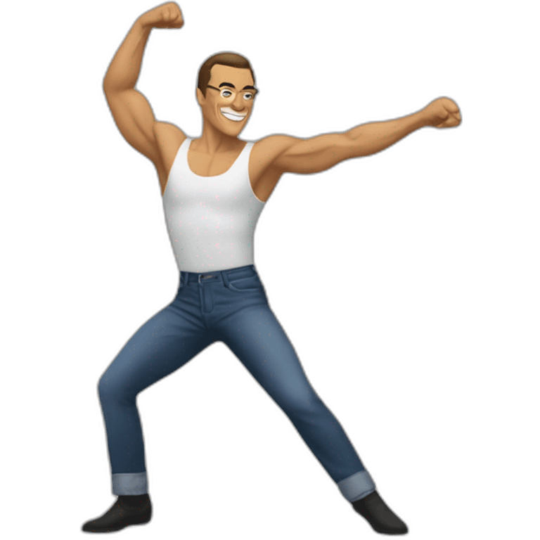 Jeanclaude-vandamme-dancing emoji