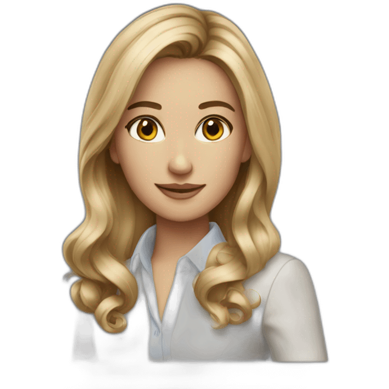 young entrepreneur darkblond hair emoji