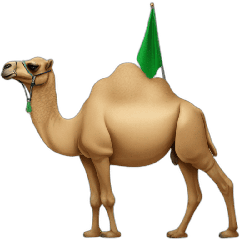 Saudi camel rise emoji