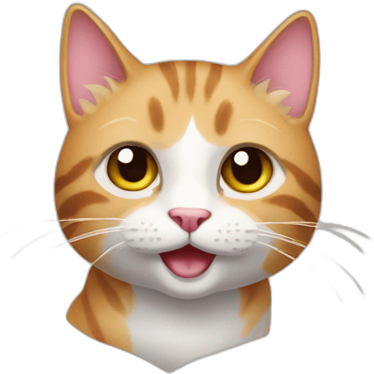 Funny cat  emoji