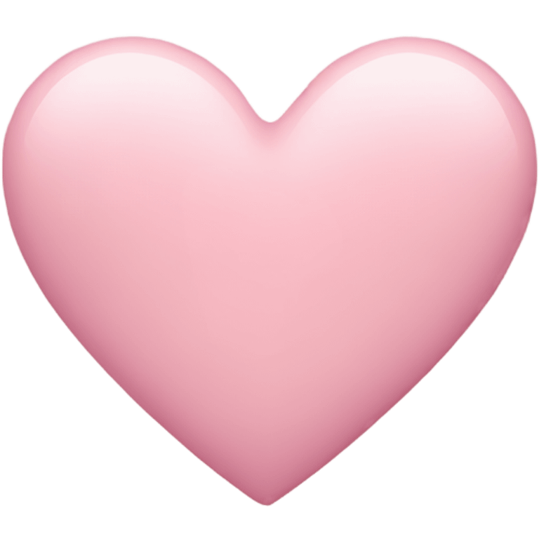 pastel pink heart emoji