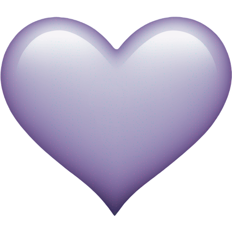 Gradient purple gray heart emoji