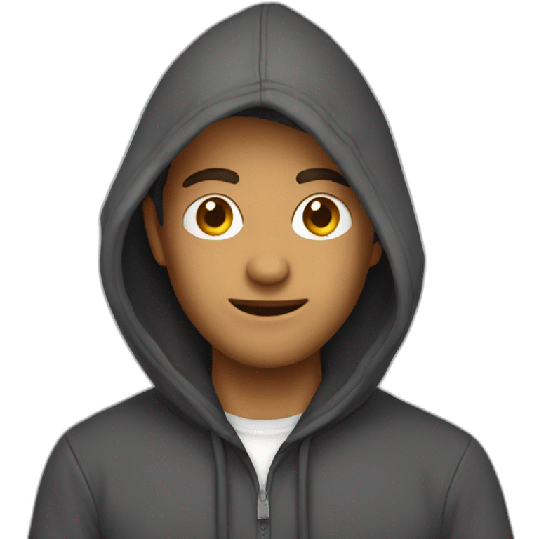 hoodie man emoji