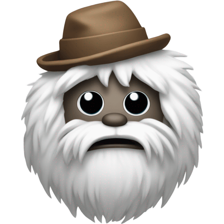 A yeti poop emoji emoji