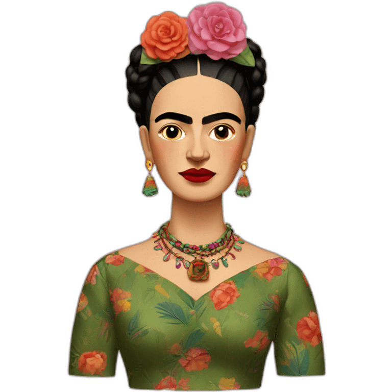 frida kahlo étonnée emoji