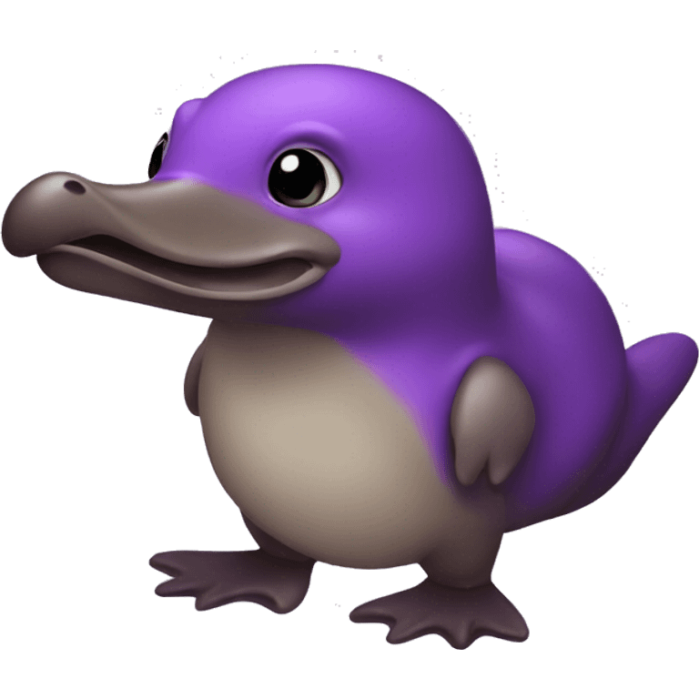 Platypus purple emoji