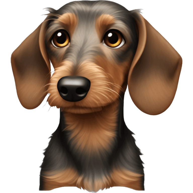 wirehaired dachshund   emoji