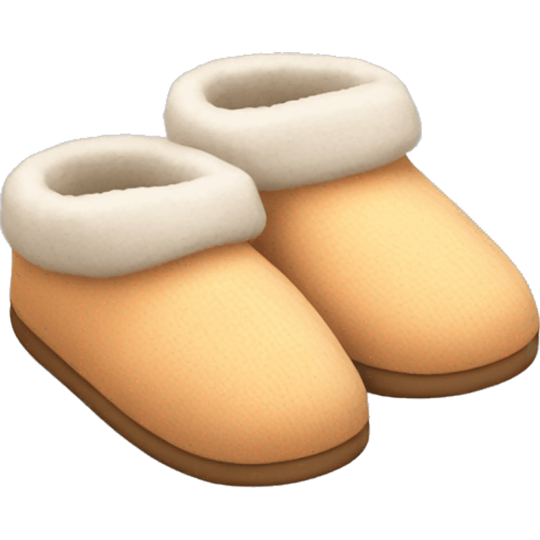 Cozy slippers  emoji