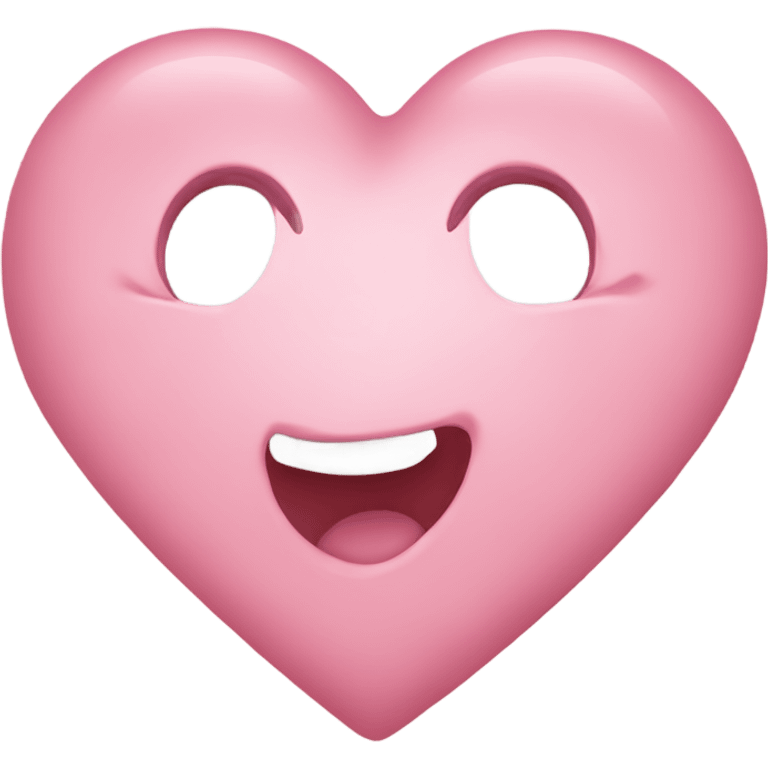 Baby pink heart emoji