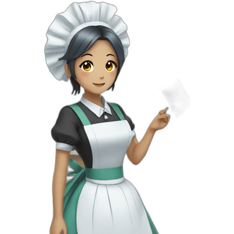 house maid anime emoji