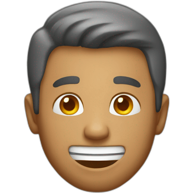 man having fun emoji