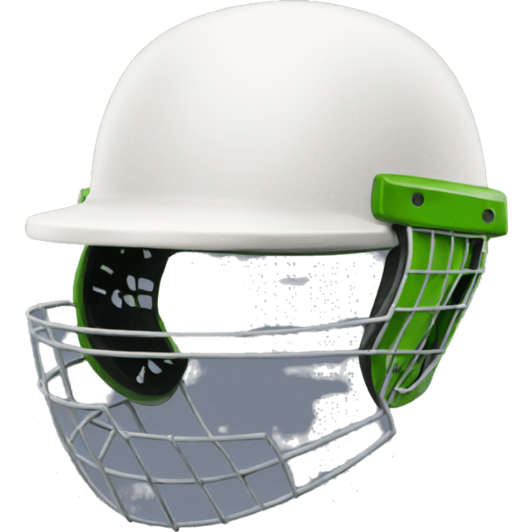 Cricket helmet emoji