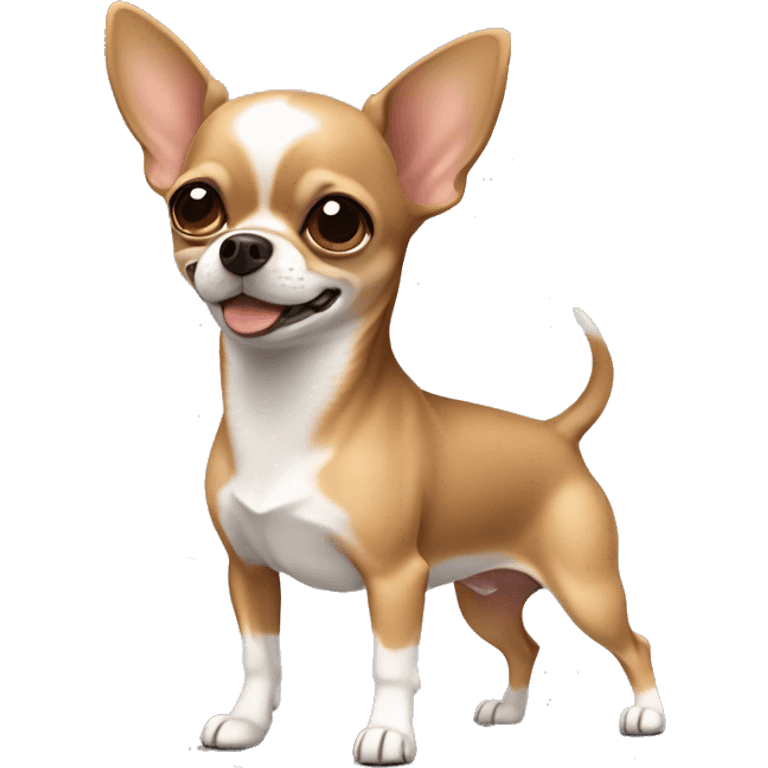 chunky light brown short haired chihuahua emoji