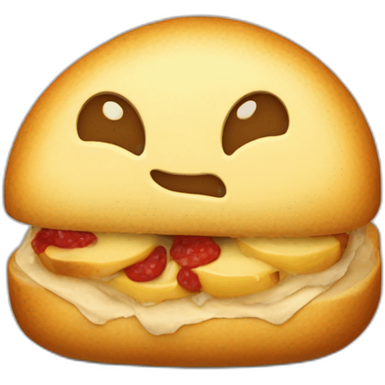 chat qui mange du pain emoji