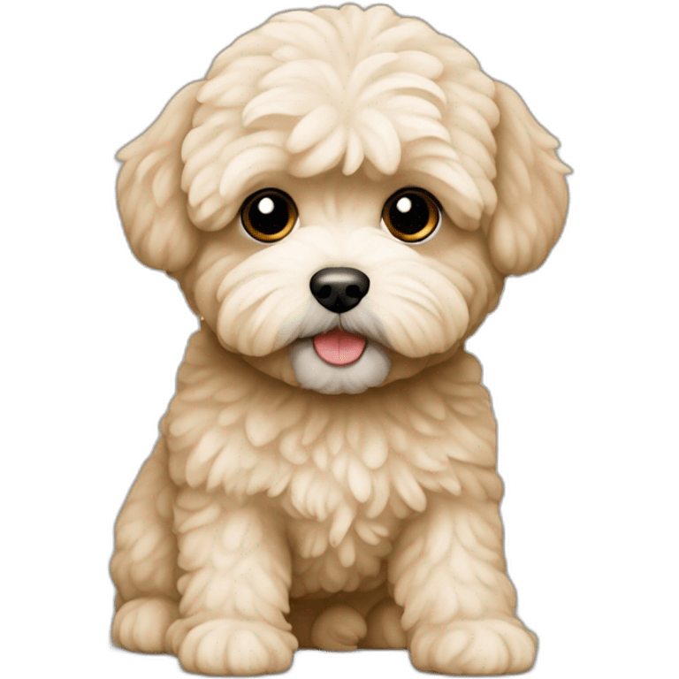 Maltipoo beige emoji