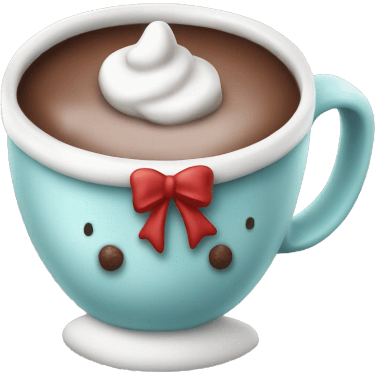 Christmas hot coco emoji