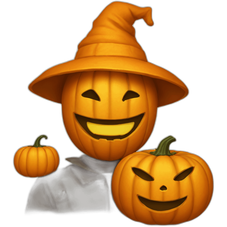 Pumpkin man emoji