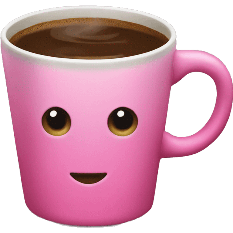 pink coffee emoji