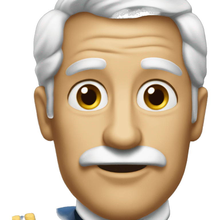 Old Captain loves you emoji