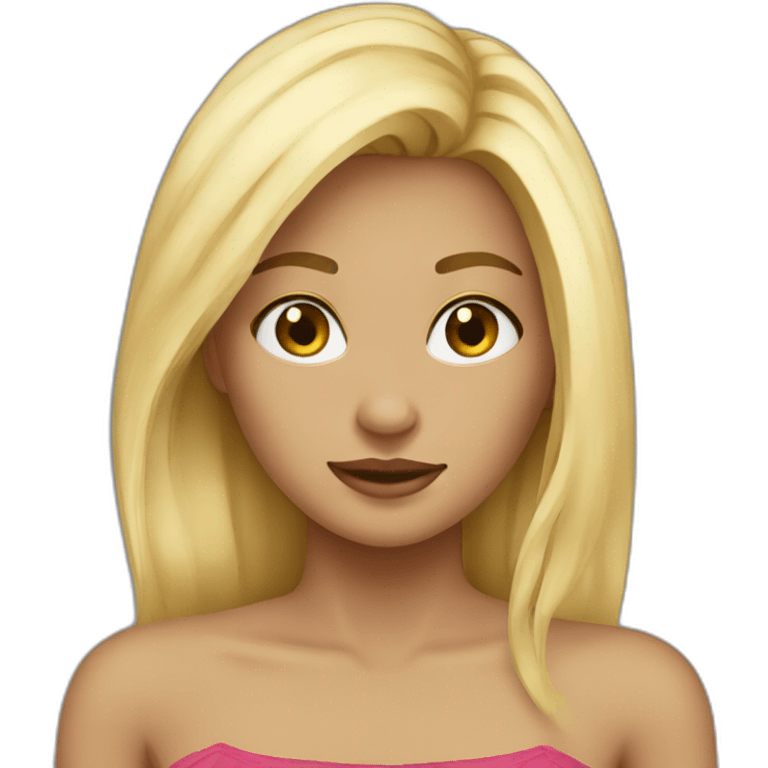 Blonde girl Seño Mar emoji