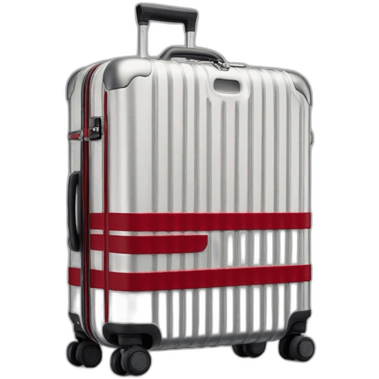 Essential Cabin luggage Red rimowa emoji