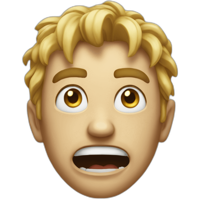 The face of insanity-inducing fear emoji