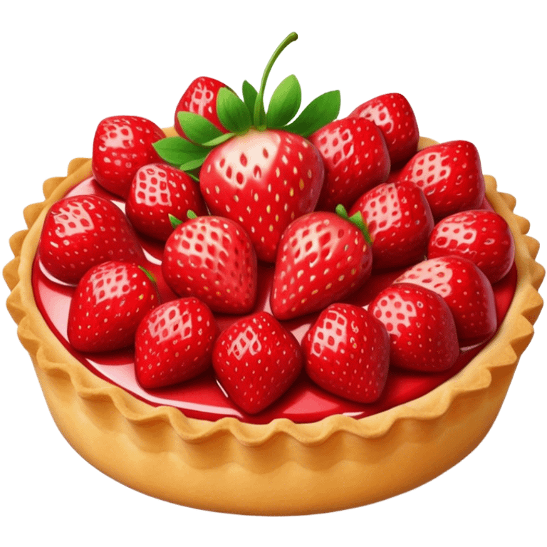 strawberry tart emoji