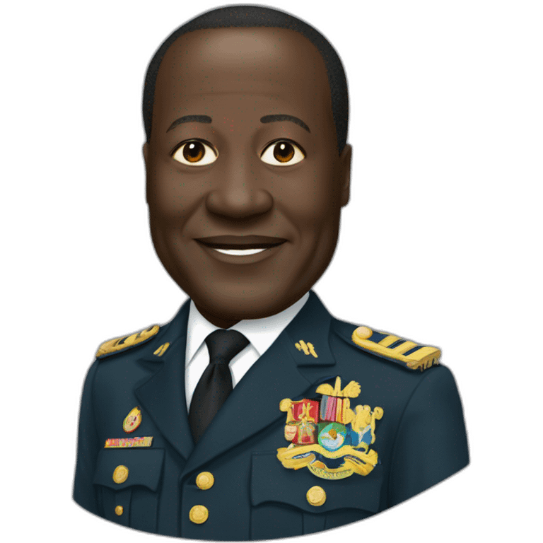 Le president alasane ouattara de la côte d'icoire emoji