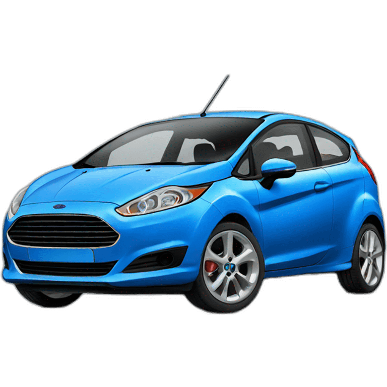 Blue Ford Fiesta emoji