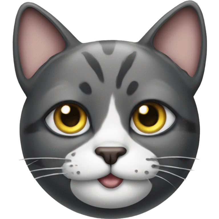 cat with earring and monocle emoji