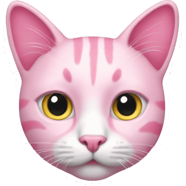 Pink cat emoji