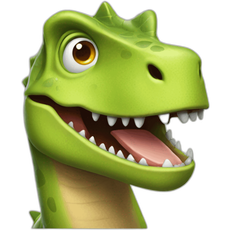 very funny dinosaur emoji