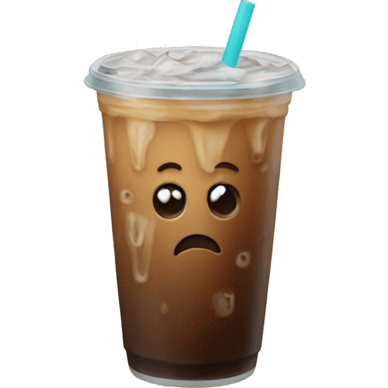 Iced coffee emoji