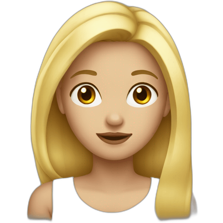 Girl blonde  emoji