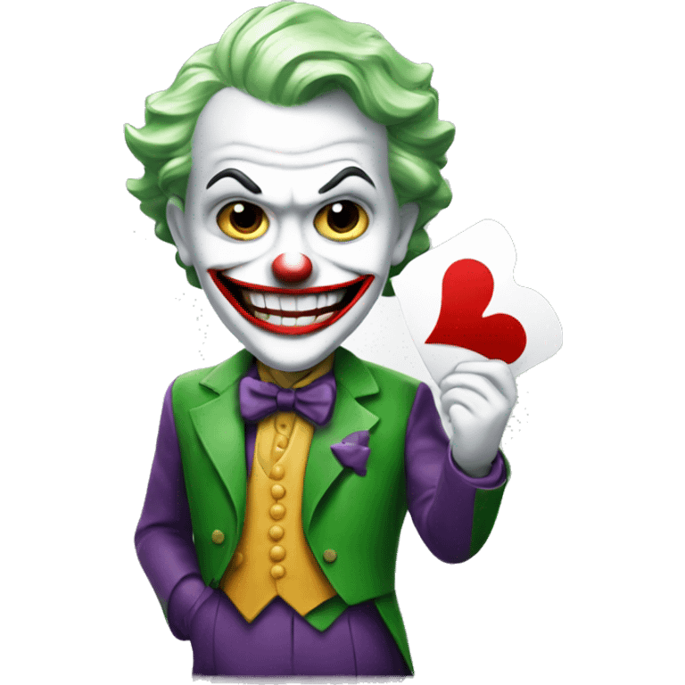 Joker with card emoji