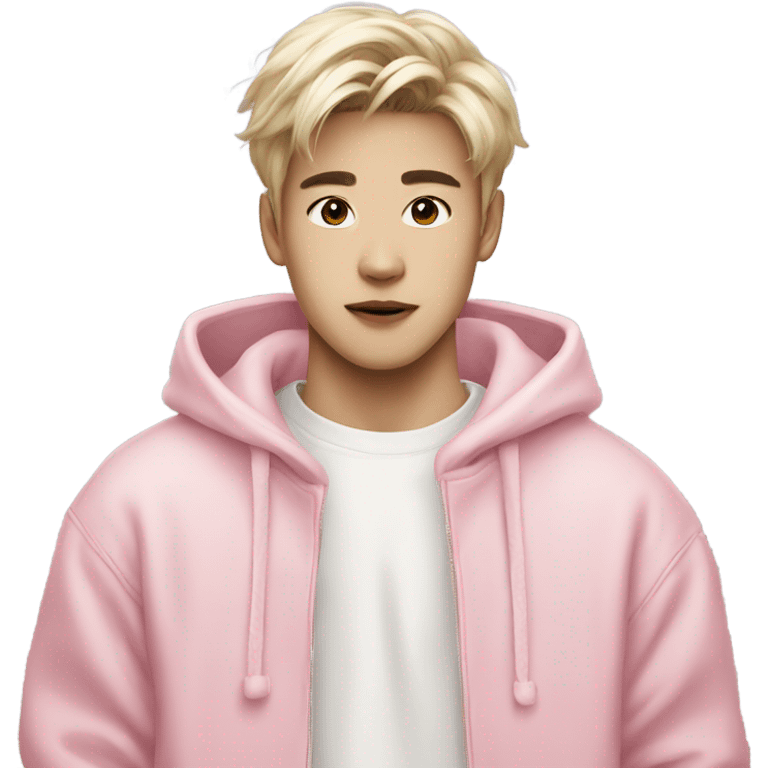 Jaemin white pink sweaters  emoji